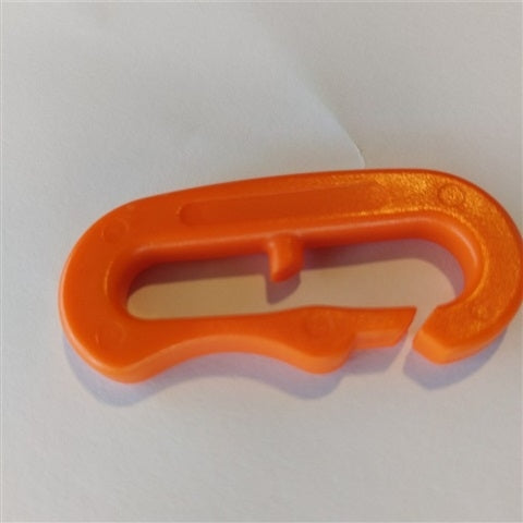 Plastic neck hangers for clothing
