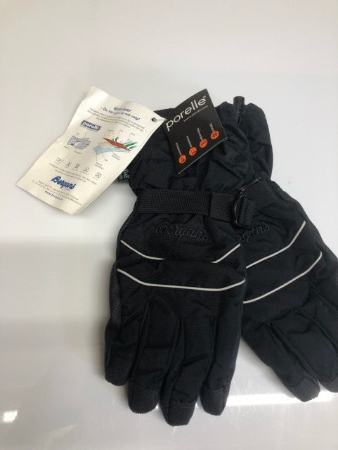 Bergans Skare women's ski gloves with inner liner, black, waterproof Porelle membrane