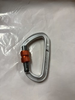 100mm carabiner with screw gate lock.