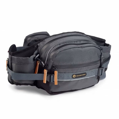Seleverkstedet Joring Belt, black leather driving harness with silver buckle.