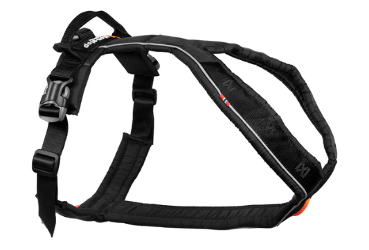 Line harness grip with textured surface for secure hold