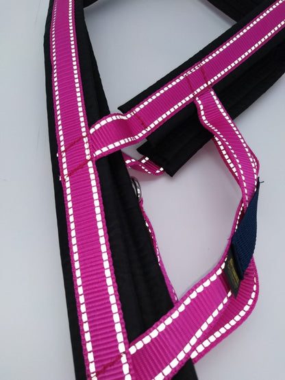 TROLL Nomesele Blå m/Refleks child safety harness, blue with reflective strips