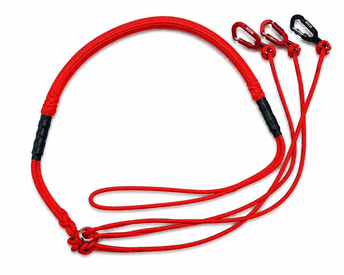 Strekkline portable resistance band fitness equipment in use