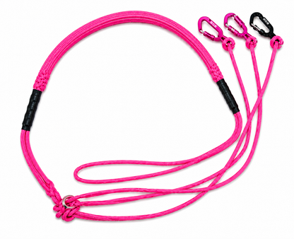 Strekkline resistance band set with various loop sizes.